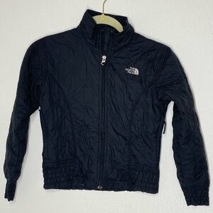 The North Face jacket winter girls sz Medium black lightweight